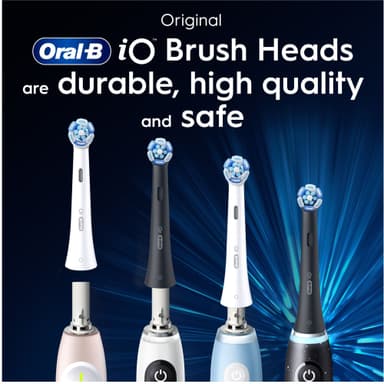 Oral-B iO Ultimate Clean ekstra tannbørstehoder 778497 8 stk. (sort)