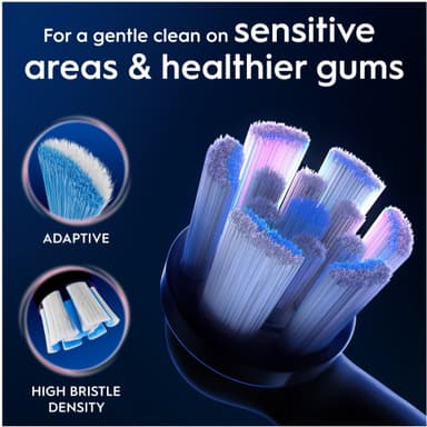 Oral-B iO Gentle Care ekstra tannbørstehoder 6 stk. 599214 (sort)