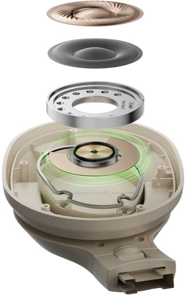 Belkin Soundform Surround around-ear trådløse hodetelefoner (sand)