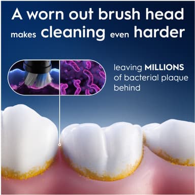 Oral-B iO Gentle Care ekstra tannbørstehoder 3 stk. 373739 (hvit)