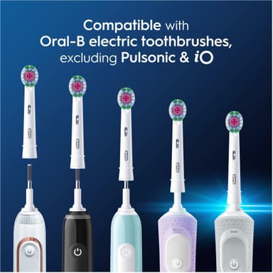 Oral-B 3D White ekstra tannbørstehoder 5 stk. 894712 (hvit)
