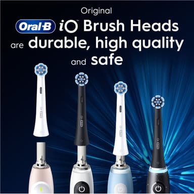 Oral-B iO Gentle Care ekstra tannbørstehoder 6 stk. 195485 (hvit)