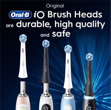 Oral-B iO Ultimate Clean ekstra tannbørstehoder 373470 3 stk. (hvit)