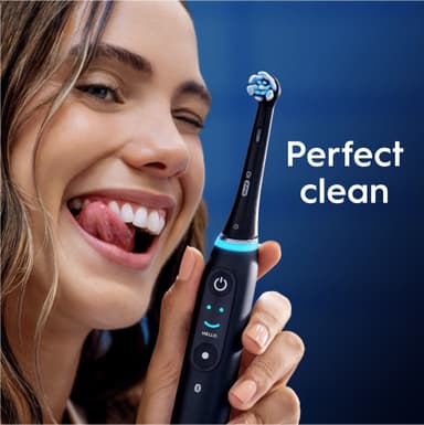 Oral-B iO Ultimate Clean ekstra tannbørstehoder 373470 3 stk. (hvit)