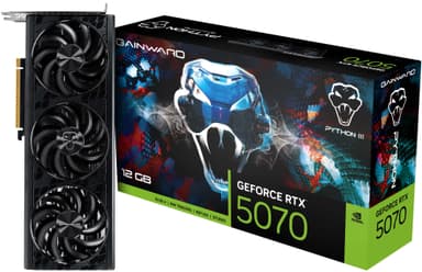 Gainward GeForce RTX 5070 Python III grafikkort (12 GB GDDR7)