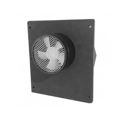 Ventilator soldrevet Minivent med separat solpanel - sort