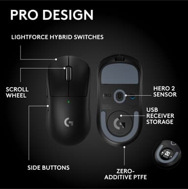Logitech G Pro Superlight 2 SE trådløs datamus
