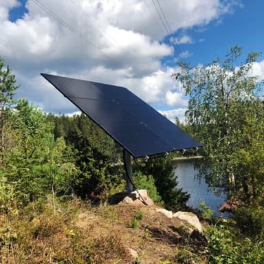 Bakkestativ Solcelle (justerbar) 4 x 380W Grid