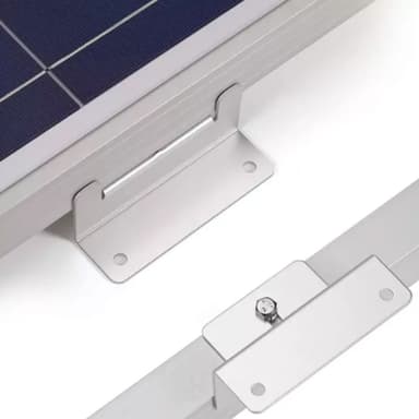Z-konsoller for solpanel m/ skruer, 4-pack