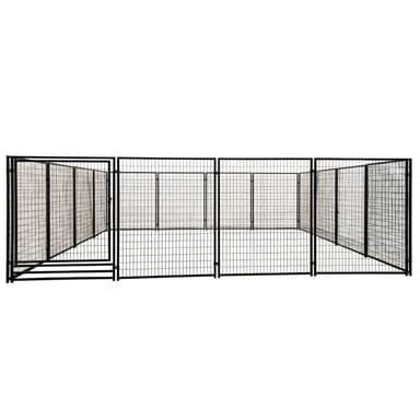 Trekker Hundegård 6x6x1.83m, Svart