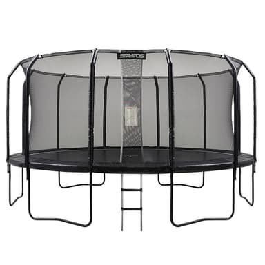 Stratos Trampoline 488cm Premium Svart Linje