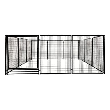 Trekker Hundegård 4.5x4.5x1.83m, Svart