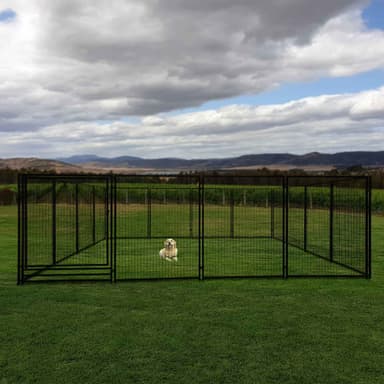 Trekker Hundegård 6x6x1.83m, Svart