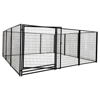 Trekker Hundegård 4.5x4.5x1.83m, Svart