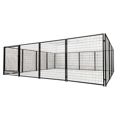 Trekker Hundegård 6x6x1.83m, Svart