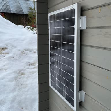 Z-konsoller for solpanel m/ skruer, 4-pack