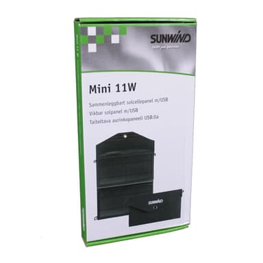 Solcellepanel Mini m/USB 12W