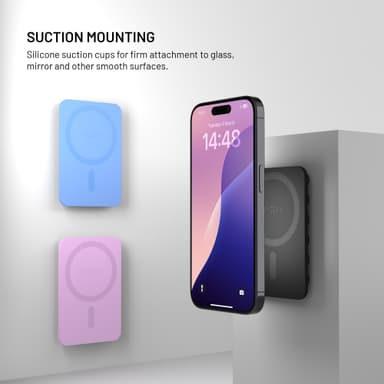Fixed MagMate sugekoppholder (sort)