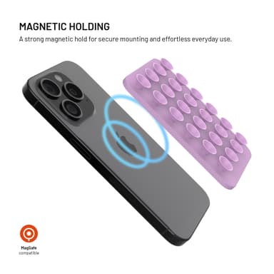 Fixed MagMate sugekoppholder (rosa)