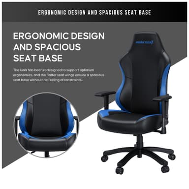 AndaSeat Luna gaming chair (black/blue)