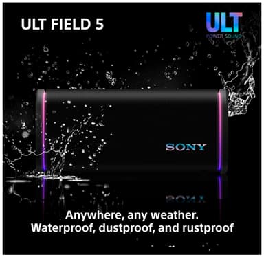 Sony ULT Field 5 bærbar høyttaler (sort)