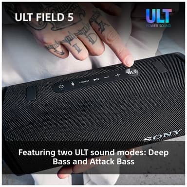 Sony ULT Field 5 bærbar høyttaler (sort)