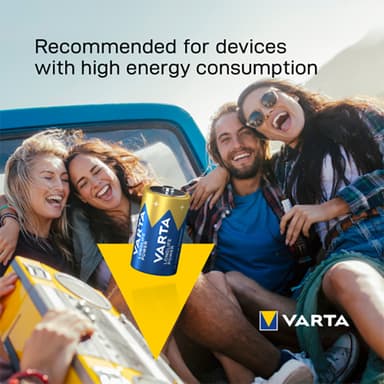 Varta Longlife Power D batteri (2-pk)