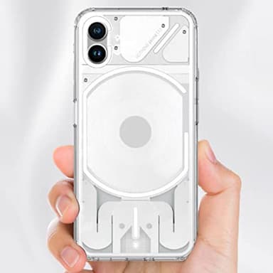 Gjennomsiktig TPU+PC-veske Ingenting telefon (1) 5G