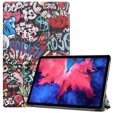 Trifoldbart deksel til Lenovo Tab P11 TB-J606F - Graffiti