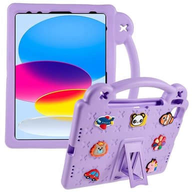 Apple iPad 10.9 2022 Gen 10 EVA Foam Stativdeksel - Lilla