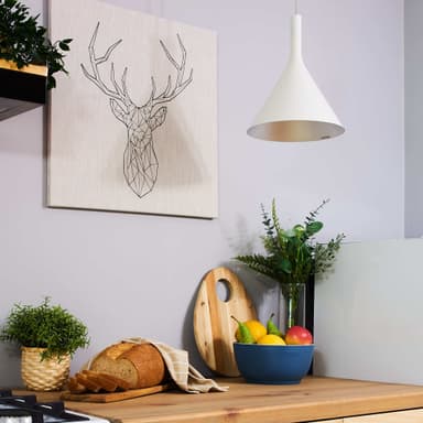 Taklampe Design Pendel White