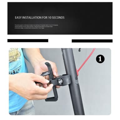 Flaskeholder til Xiaomi Mi M365 og andre scootere