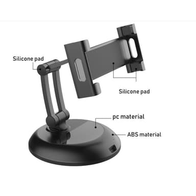 Holder til nettbrett, passer til te.x iPad og Samsung 13 - 33 cm