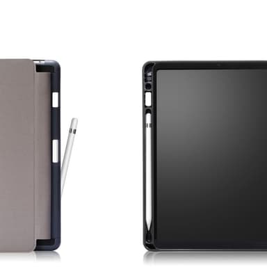 Apple iPad 10.2 2019/2020/2021 Slim Fit Trifoldbart Deksel - Svart