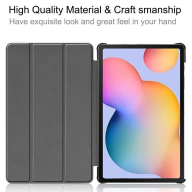 Slim Fit Deksel Til Samsung Galaxy Tab S6 Lite - Svart