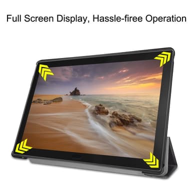 Trippeldeksel til Lenovo Tab E10 - Ikke rør meg