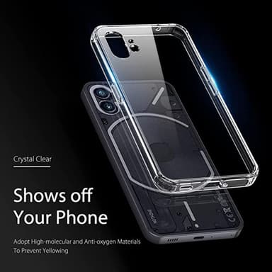 Gjennomsiktig TPU+PC-veske Ingenting telefon (1) 5G