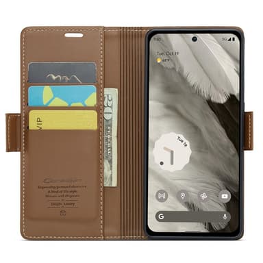 CASEME Lommebok-deksel til Pixel 8 - Brun