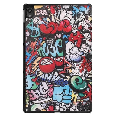 Trifoldbart deksel til Lenovo Tab P11 TB-J606F - Graffiti