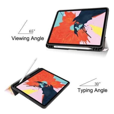 Apple iPad Air (2020) (2022) Trippeldeksel med smal passform - Vakker jente