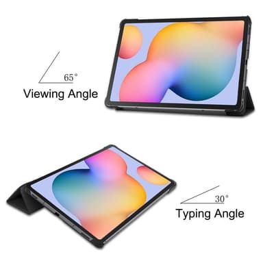 Slim Fit Deksel Til Samsung Galaxy Tab S6 Lite - Svart