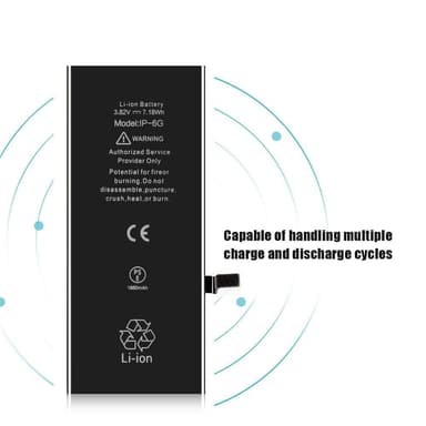 Apple iPhone 6 IPARTSEXPERT Batteri 1880mA FCC/CE/Rosh-sertifisert