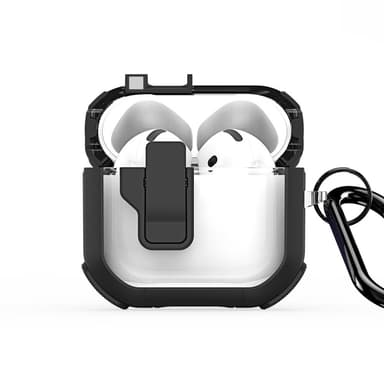 DUX DUCIS til AirPods 4-deksel PC+TPU Bluetooth-deksel/deksel med krok