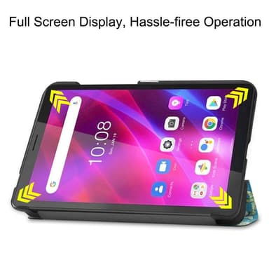 Trifoldbart deksel til Lenovo Tab M7 (3. generasjon) - Plum Blossom