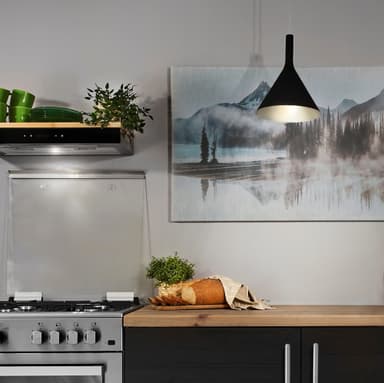 Taklampe Design Pendel Black
