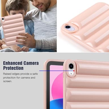Til iPad 10.9 (2022) Candy Color TPU - Rosa