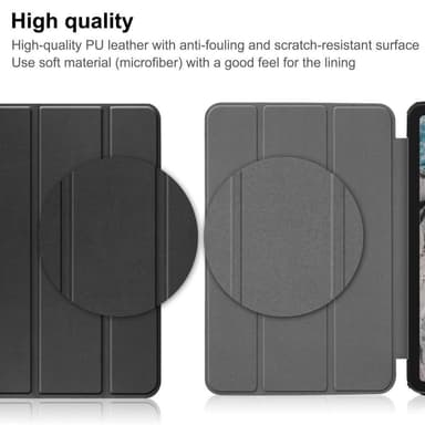 Slim Fit Dekseldeksel til Nokia T20 - Svart