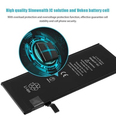 Apple iPhone 6 IPARTSEXPERT Batteri 1880mA FCC/CE/Rosh-sertifisert