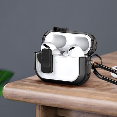 DUX DUCIS til AirPods 4-deksel PC+TPU Bluetooth-deksel/deksel med krok