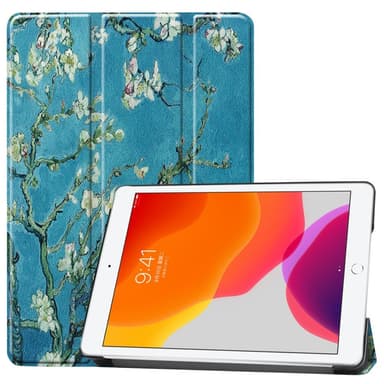 Apple iPad 10.2 2021/2020/2019 Trippeldeksel med smal passform - Blomst